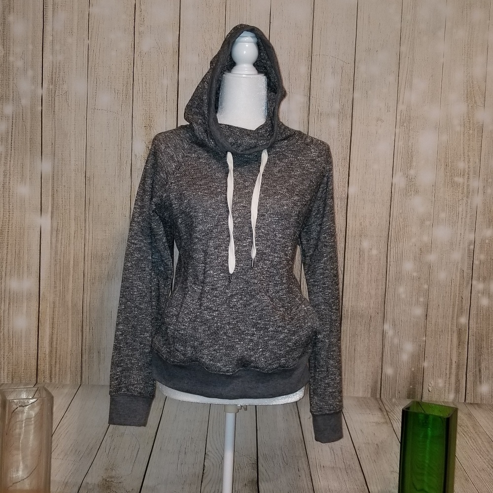 Gray Hooded Sweatshirt